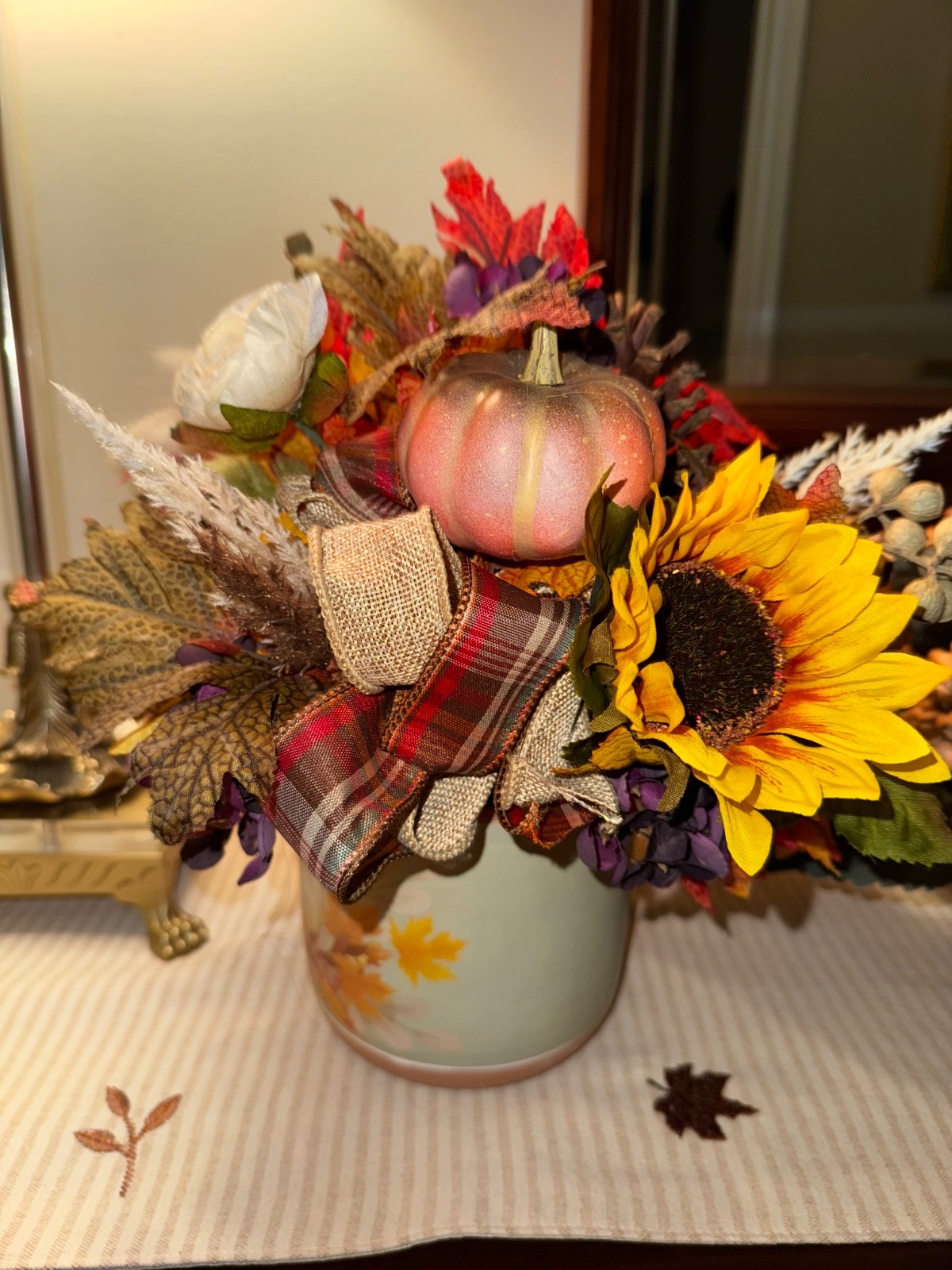 Custom Farmhouse Fall Floral Arrangement “NEW”