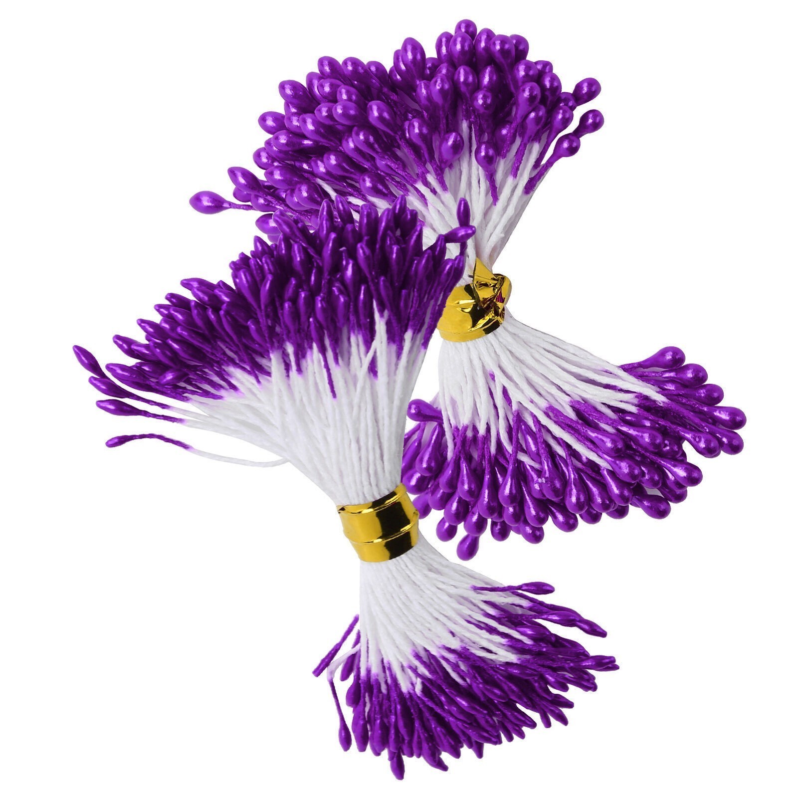 900Pcs Flower Stamen Purple Gypsum Artificial Bouquet Decor HandMade Crafts