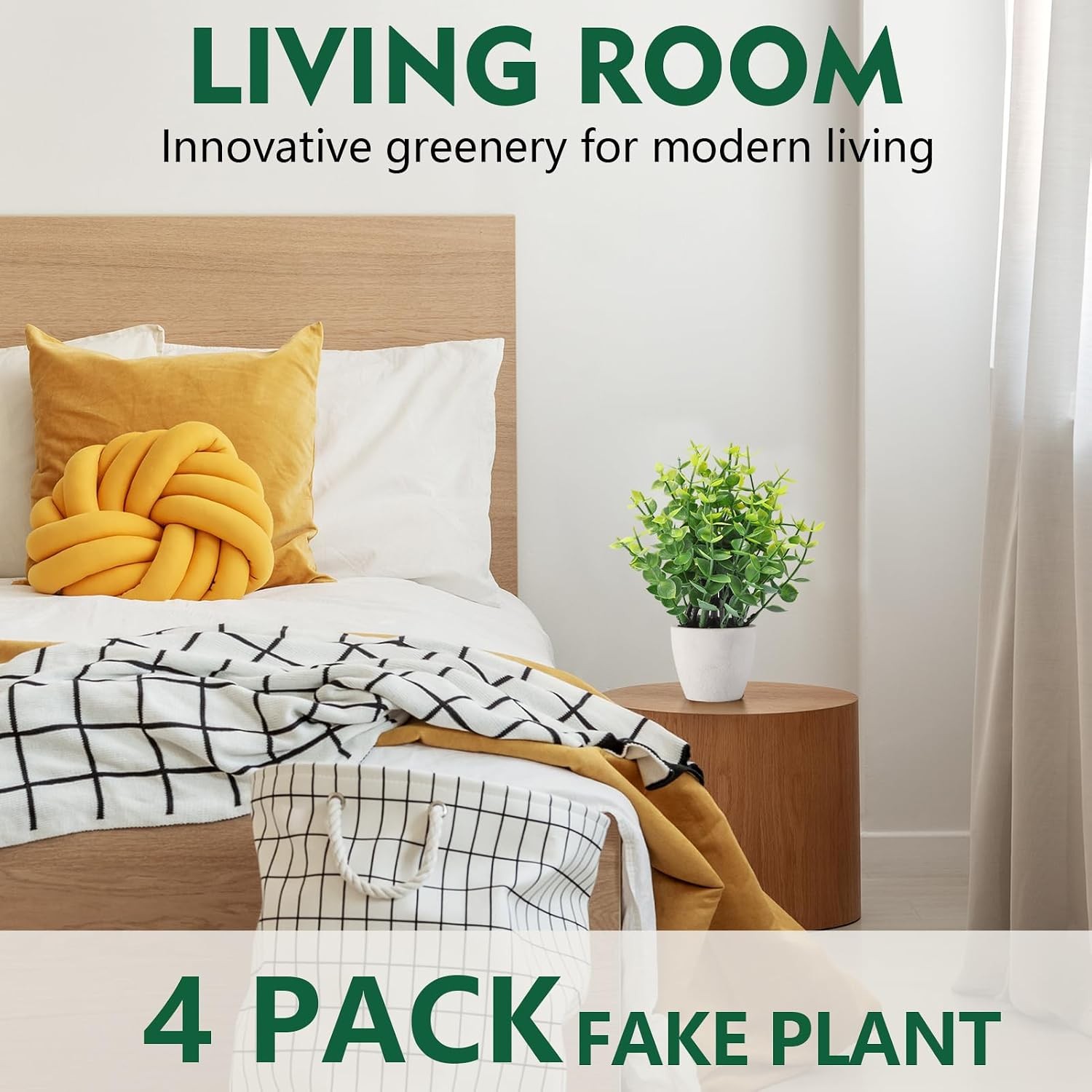 2 Pack Fake Plants Ceramic Mini Artificial Greenery Potted Plants for Home Decor
