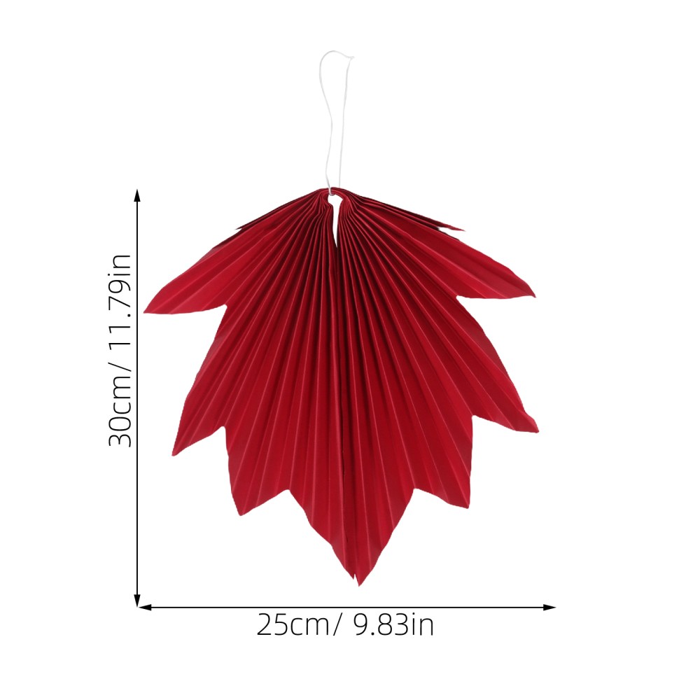 9 Pcs Autumn Decorative Hanging Decorations Leaves Maple Leaf Wall Art