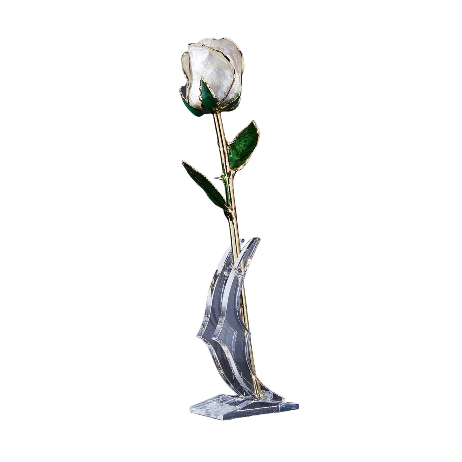 Pearl Collection – Real 24k Gold Dipped Rose – Gift for Her (Angel Dust)