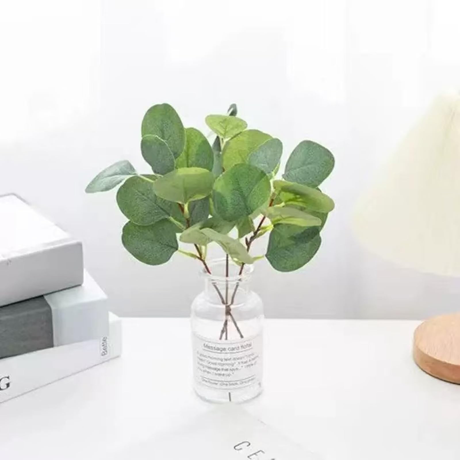 20PCS Bulk Artificial Eucalyptus Stems – Lifelike Greenery for Centerpieces, …
