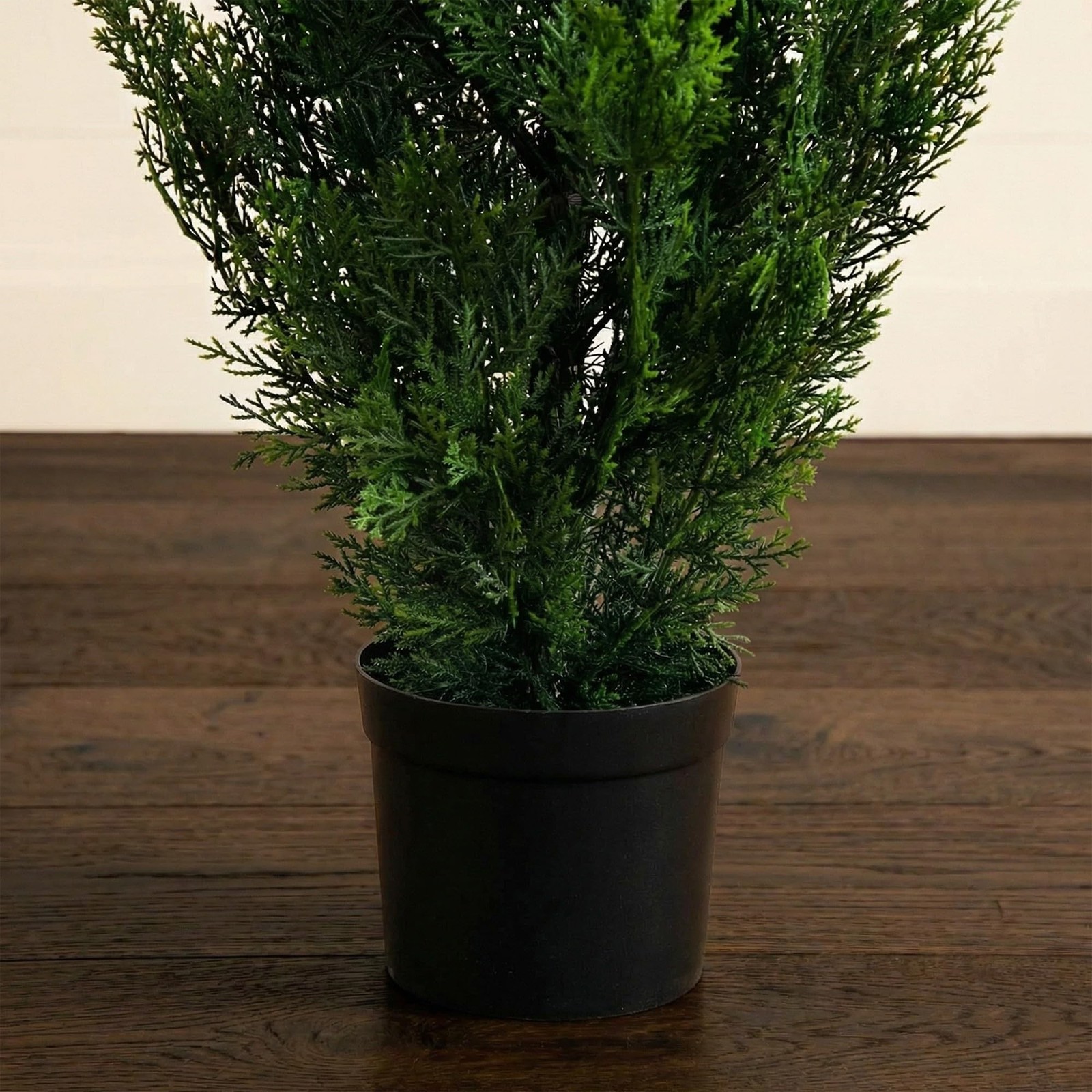 Nearly Natural 4ft Faux Cedar Tree with Nursery Planter – UV Resistant Artifi…