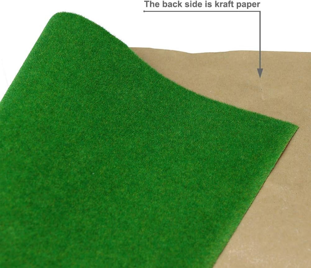 Realistic Model Grass Mat 40x100cm DIY Scenery Craft Mat for Train Layouts