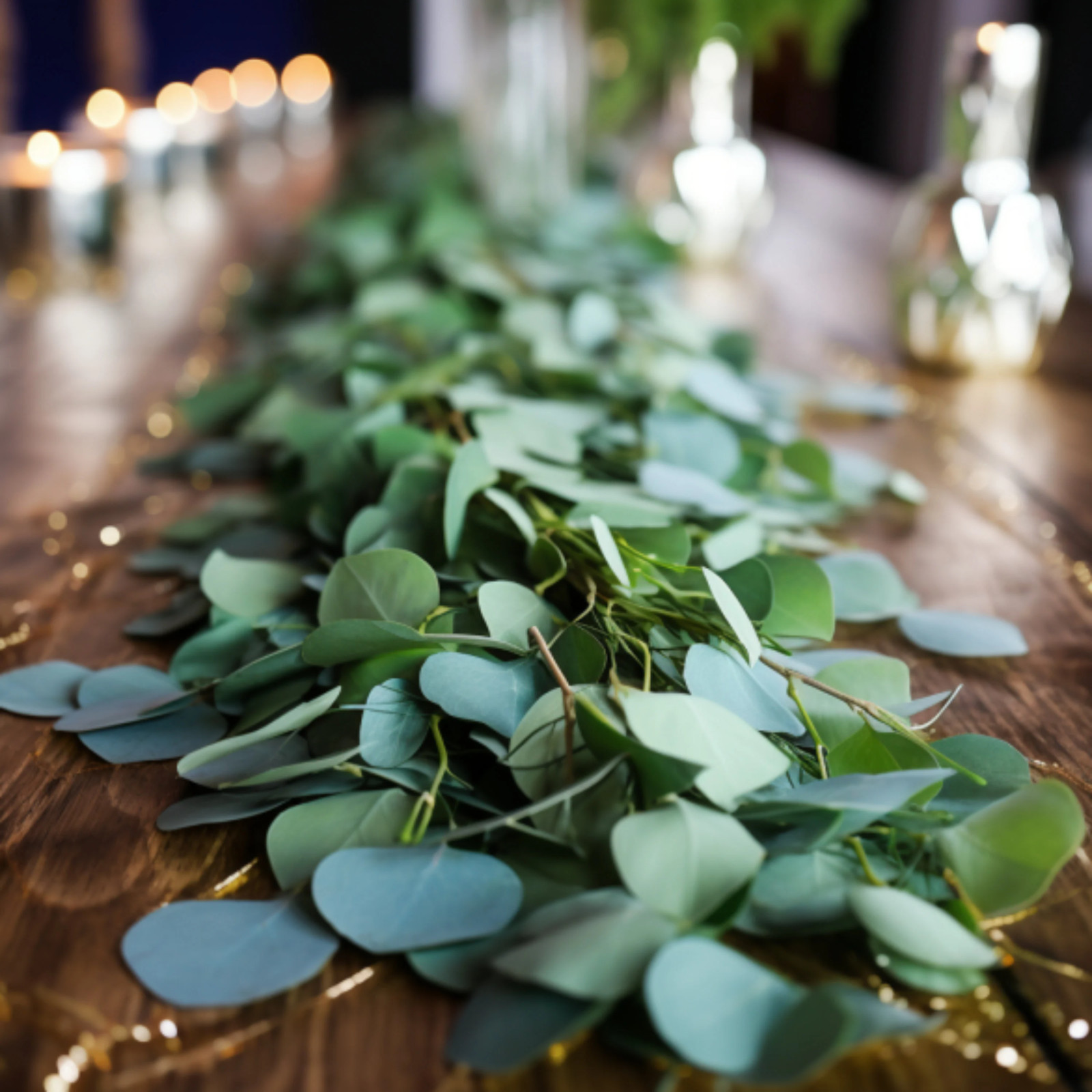 600 Dried Real Eucalyptus Leaves – Natural Decorative Petals for Shower, Wedding