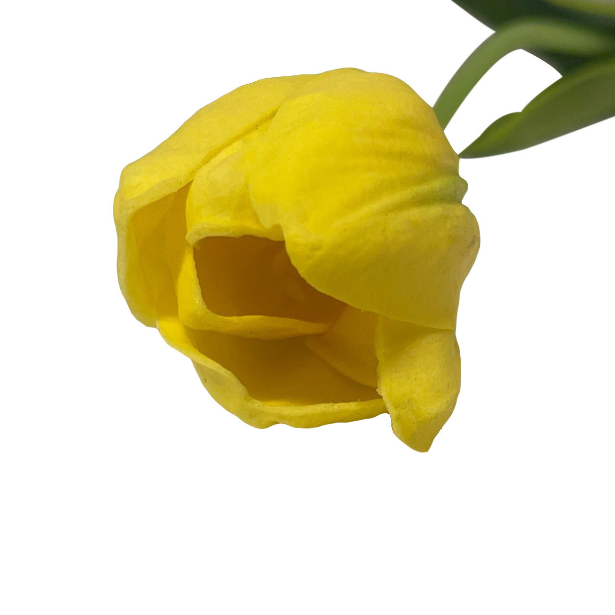 18 Pc Artificial Foam 15″ Real Touch Yellow Tulip Bundle Flower Silk Floral
