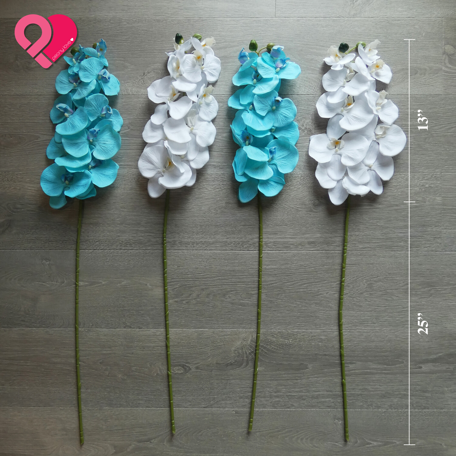 Jumbo Artificial Butterfly Orchid Silk Flower Wedding Party Phalaenopsis Bouquet