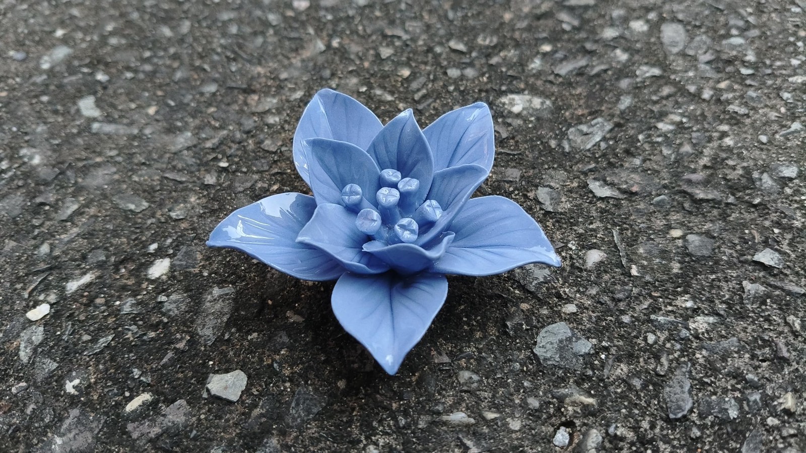 Ceramic Flower Wall Art Decor, Artificial Flower Wall Sculpture,Handmade Cera…