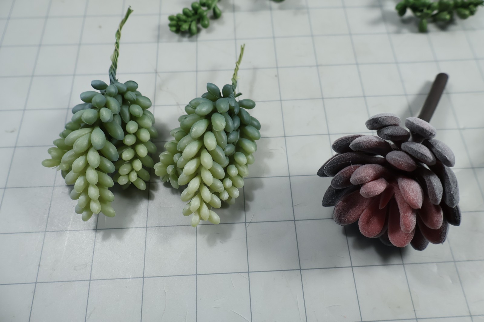 15-Piece Set Premium Decorative Unpotted Artificial Succulant Plants NEW