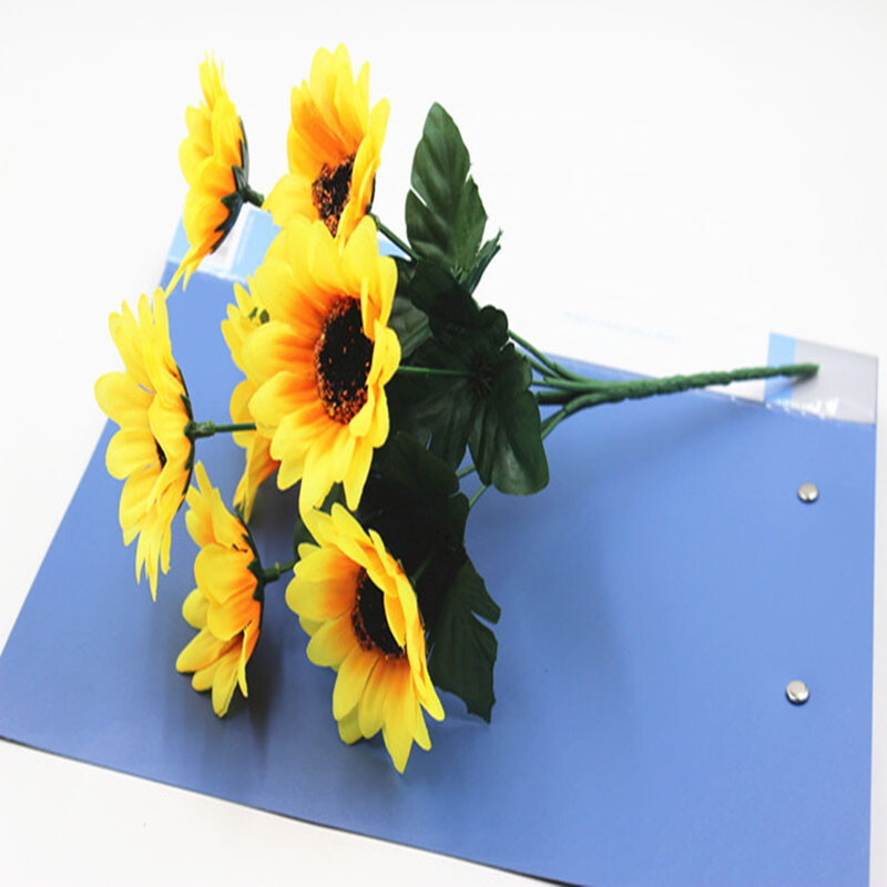 Artificial sunflower silk high quality beautiful bouquet holiday home decoration