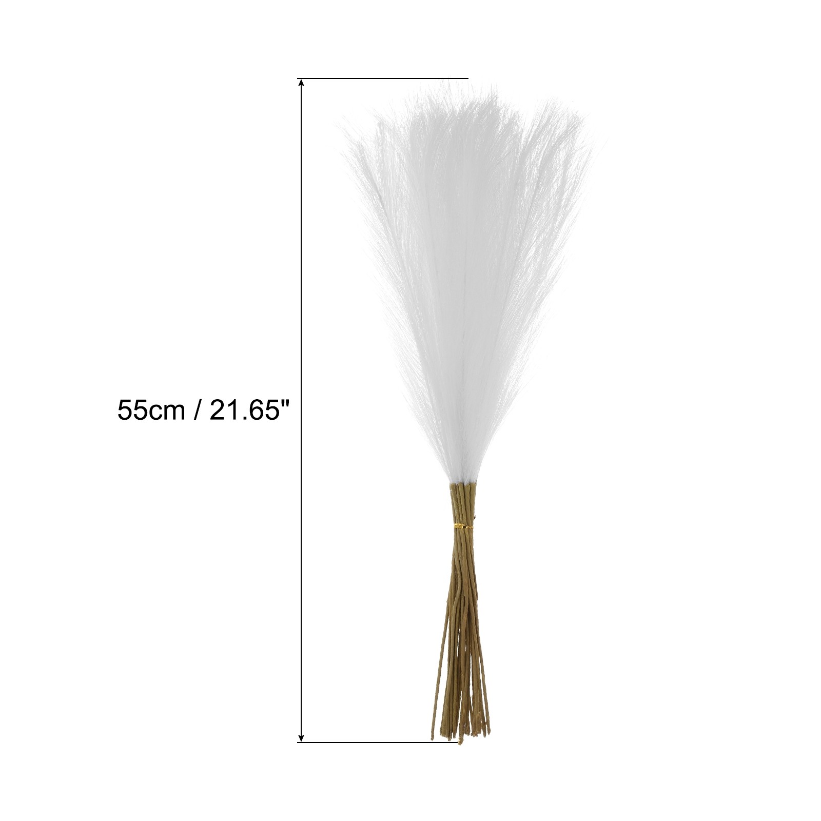 30Pcs Faux Pampas Grass,21″ Fake Pampas for Wedding Decoration,White