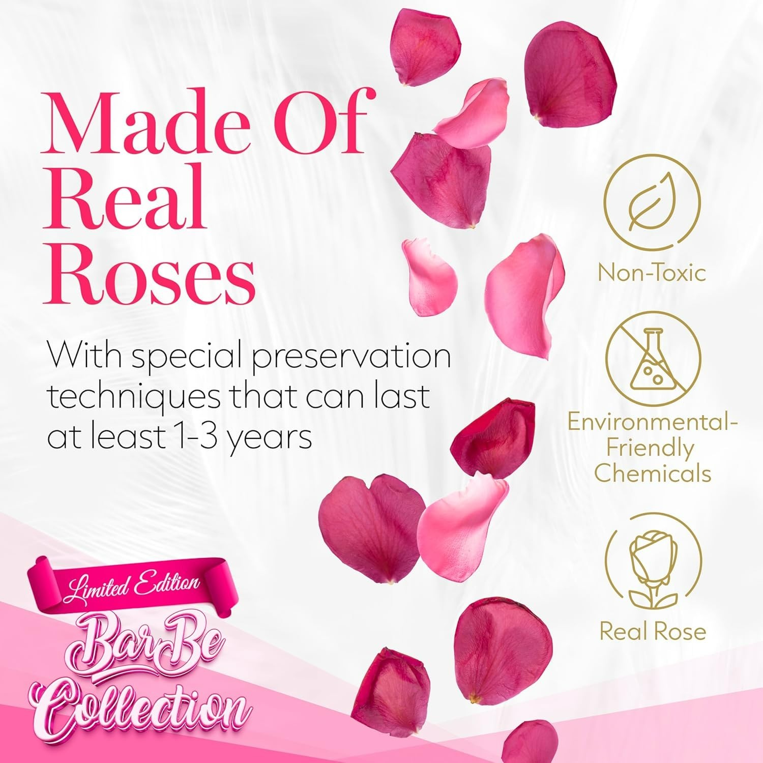 7 Flower Forever Heart Shape Box, Mothers Day Gift For Mom, Eternal Preserved…