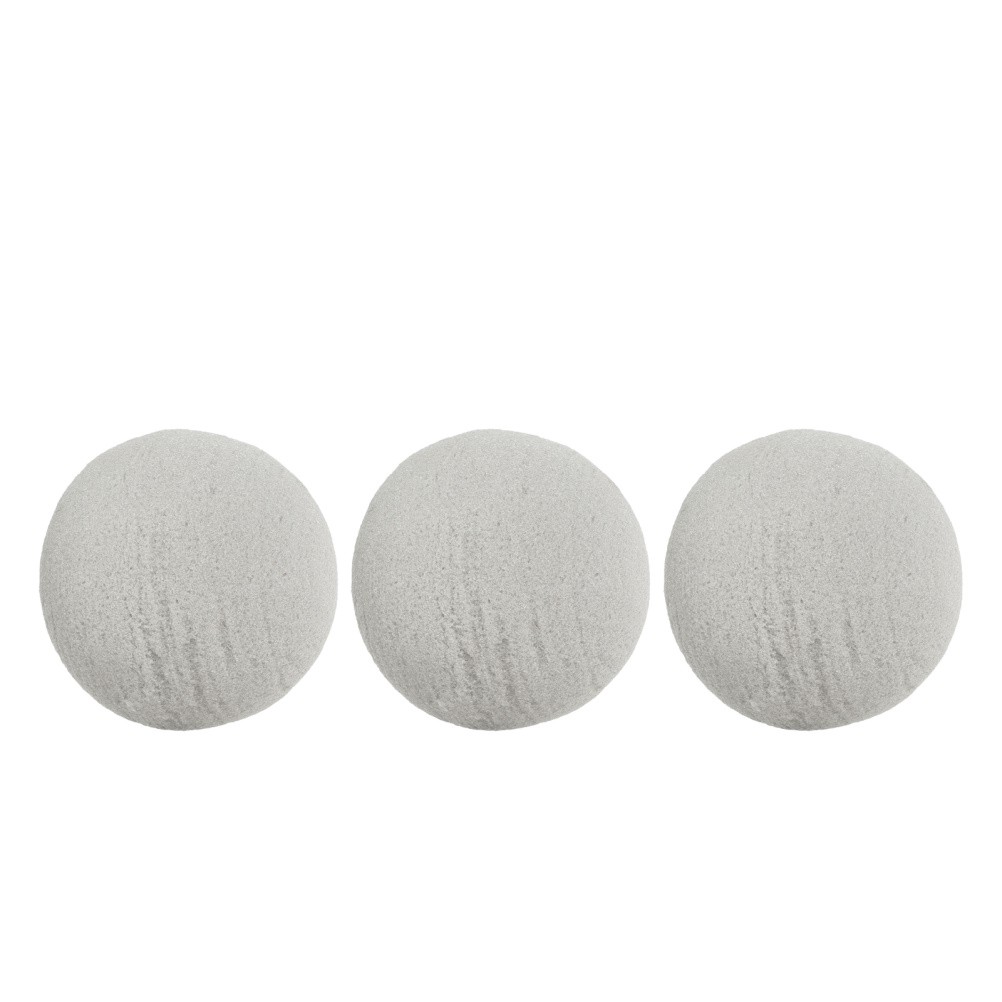3pcs Round Floral Foam Blocks: 4.72 Inch Ball Shaped Dry Wet Bricks – Foam