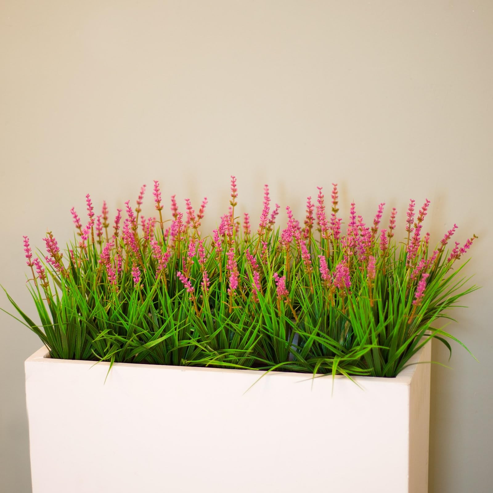 Artificial Plants Outdoor 12 Bundles Fake Monkey Grass Fade Resistant Plastic…