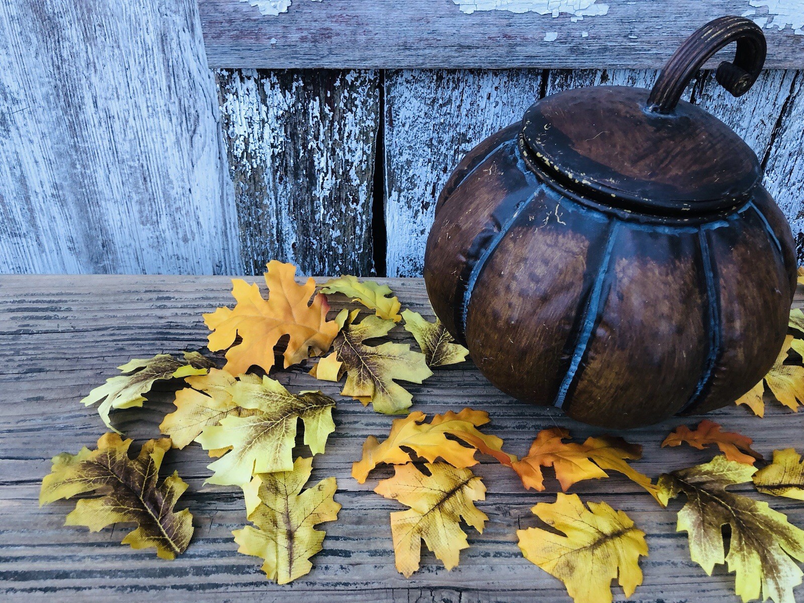 36 Sunny Ridge Oak Fall Leaves Autumn Artificial LOOSE in A BAG Wedding Decor