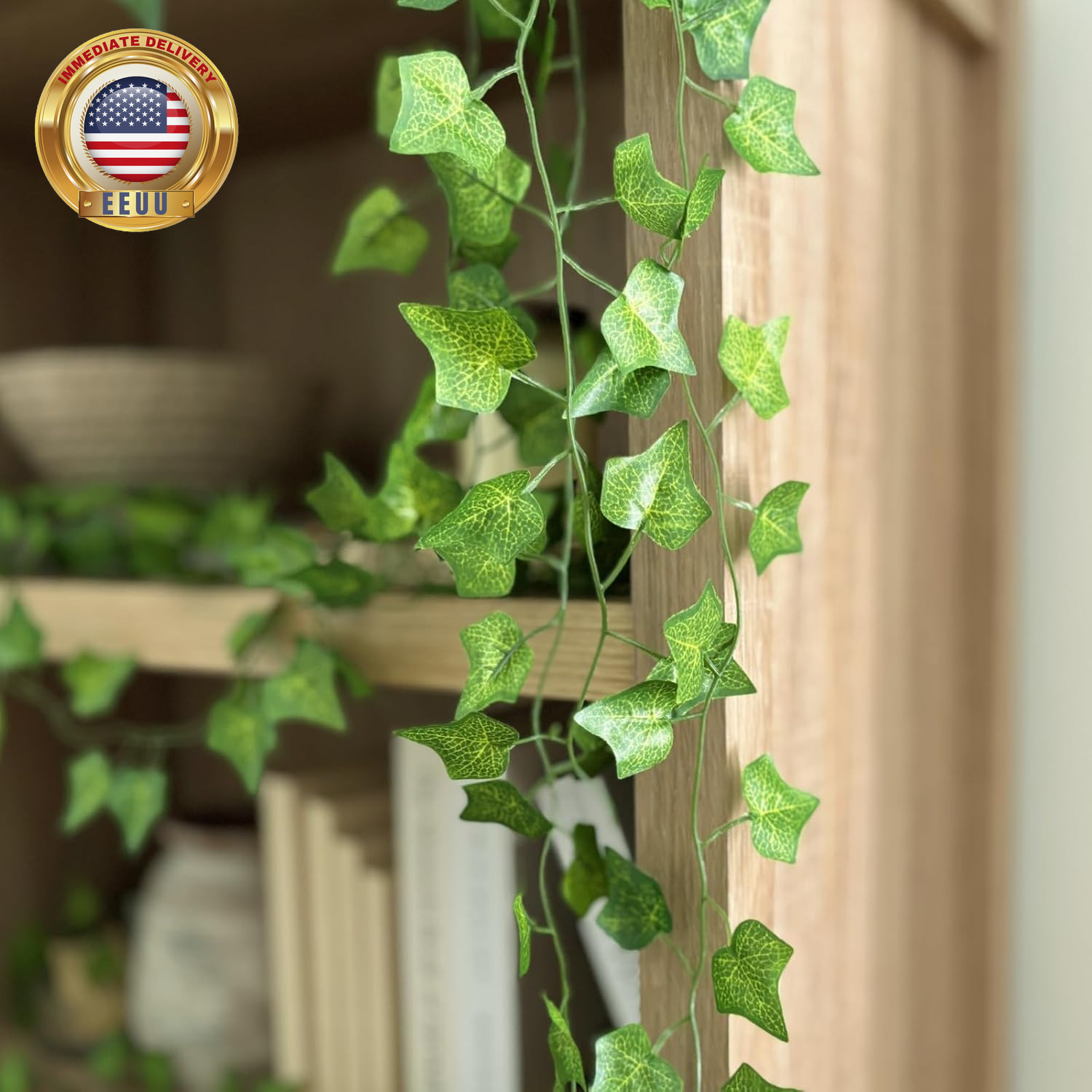 12 Pack 84Ft Artificial Ivy Garland, Fake Vines UV Resistant Greenery Leaves Fak