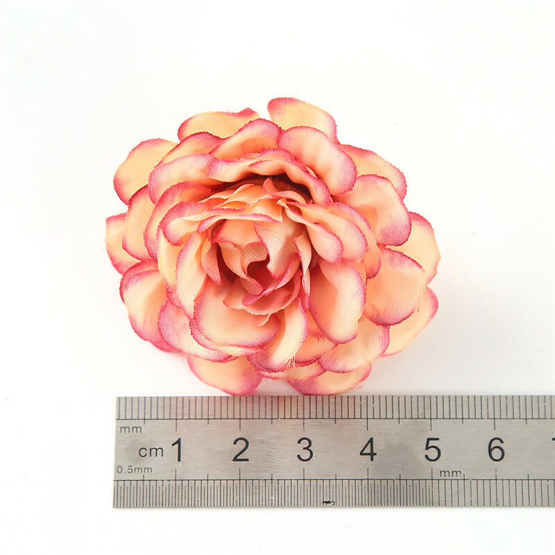 Rose Heads Bulk 10Pcs Party Artificial Wedding Flower Silk Decor Craft