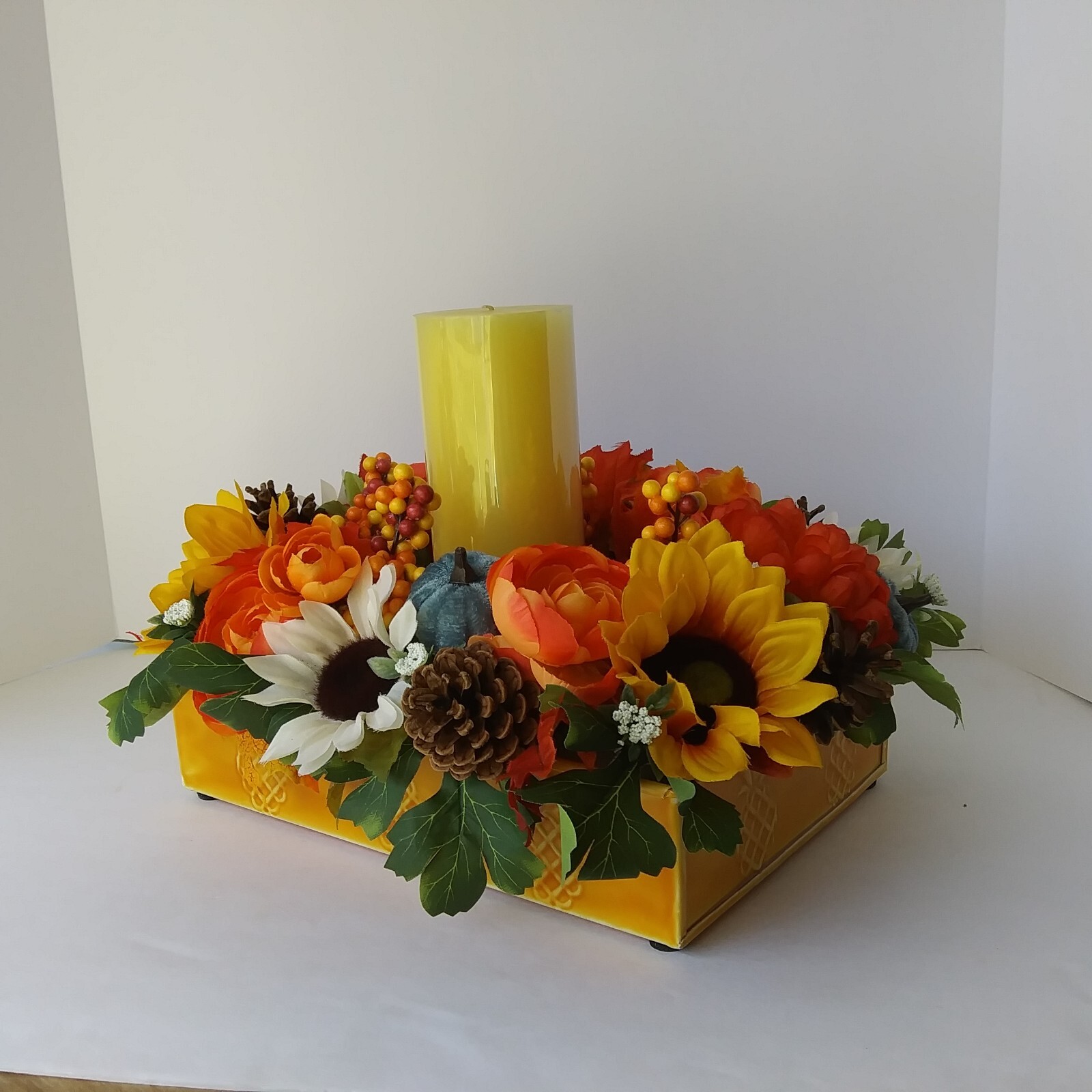 HandmadeThanksgiving Floral Centerpiece Fall Floral Arrangement Fall Decor