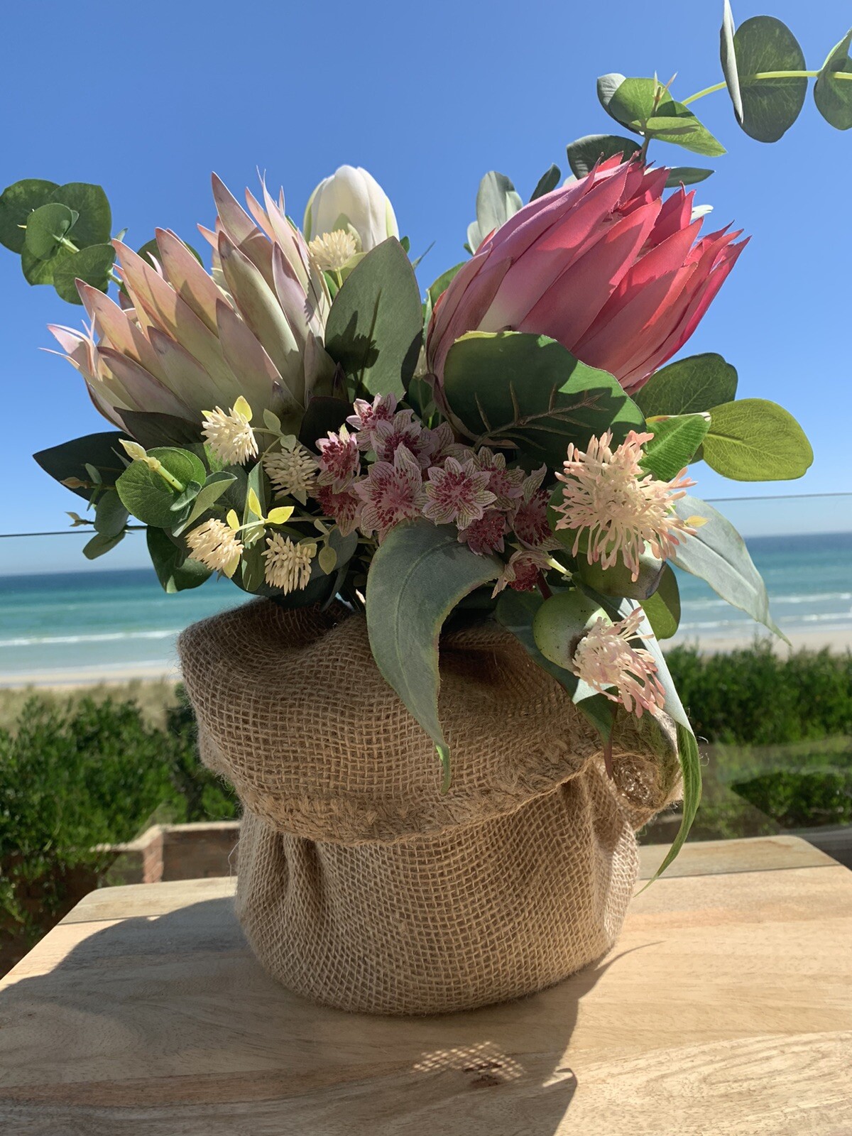 Australian Native Flower Artificial Fake Arrangement Gift, Birthday