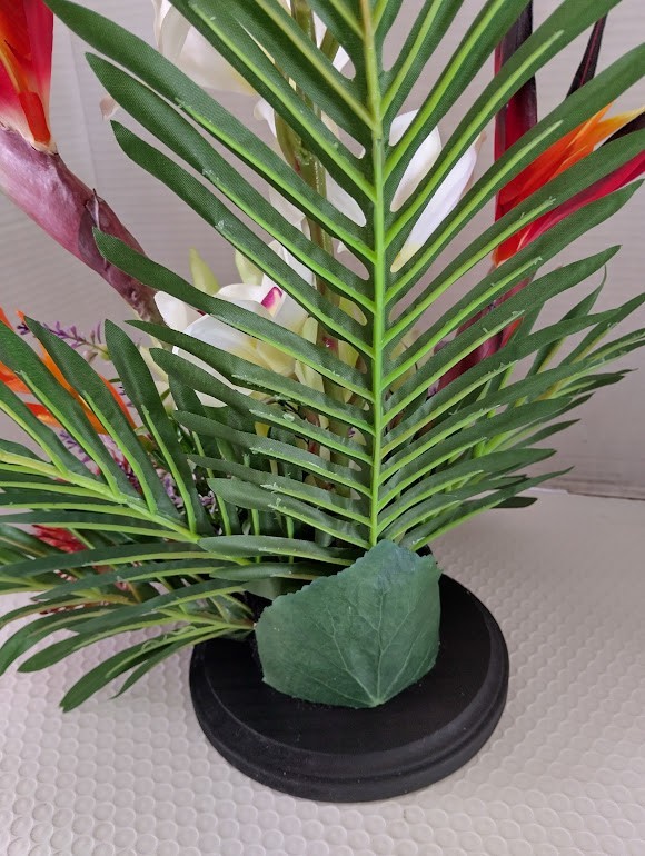 Artificial Tropical table centerpiece