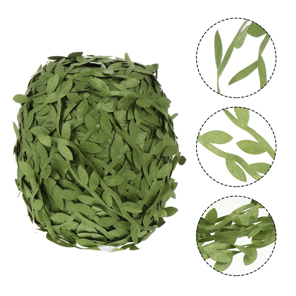 1Pc Simulation Rattan Adornment Green Artificial Vine for Room Party Decor