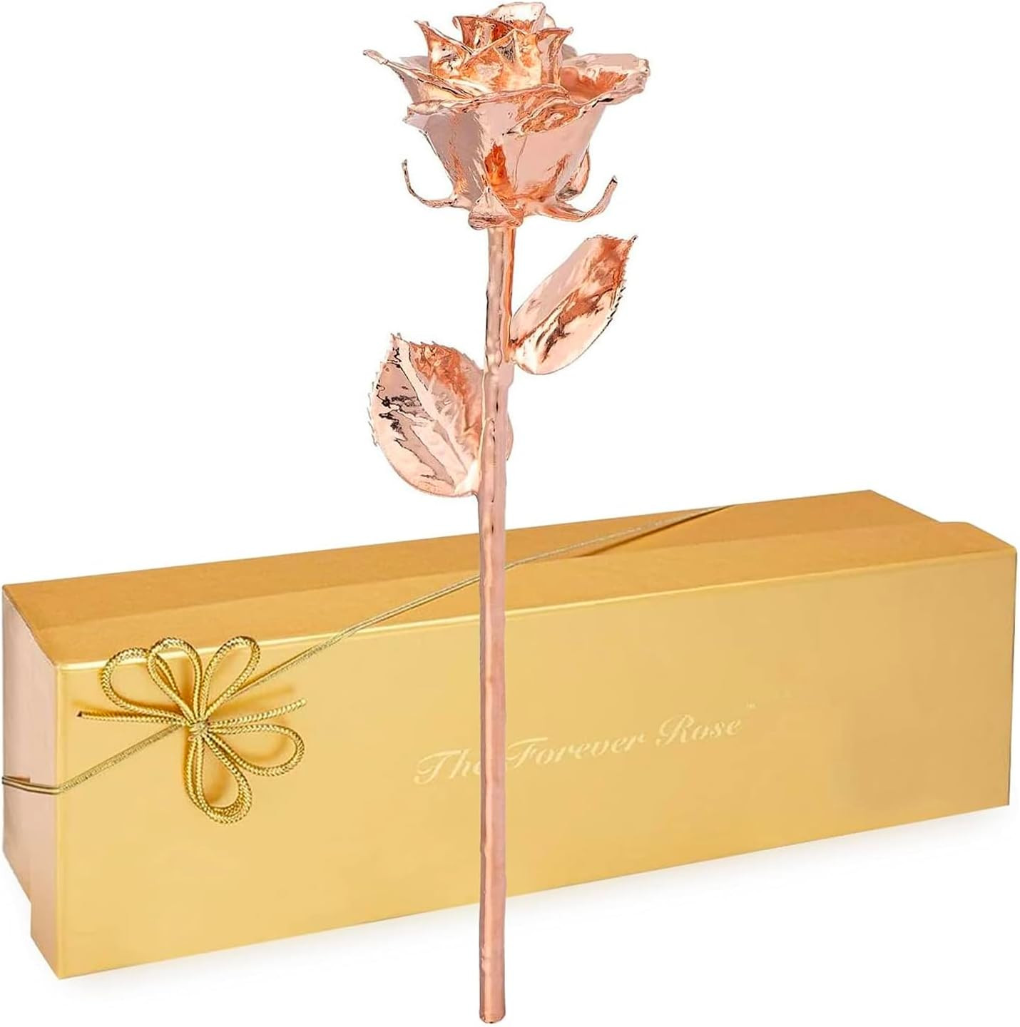 Forever Rose Gold Rose, Genuine, One of a Kind, Everlasting and Hand Dipped 24K
