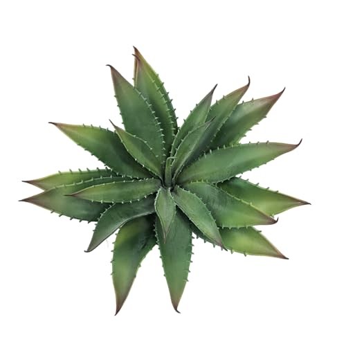 Artificial Aloe Vera Plant, 11Inch Realistic Large Fake Succulents for Green