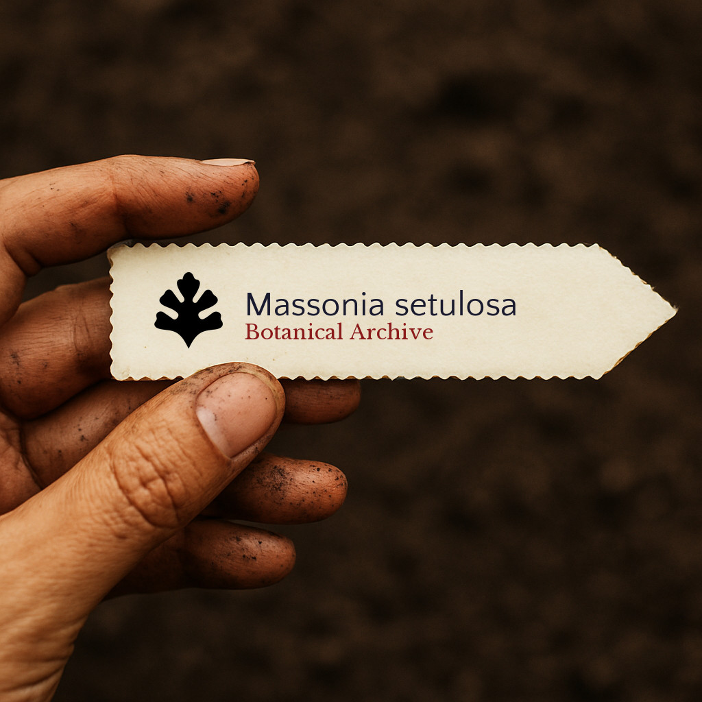 Massonia setulosa SEEDS – Hedgehog lily | Massonia bulb