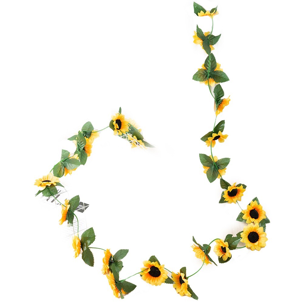 Sunflower Garland for Gardens Add a for splash of Color to Your Outdoor Space