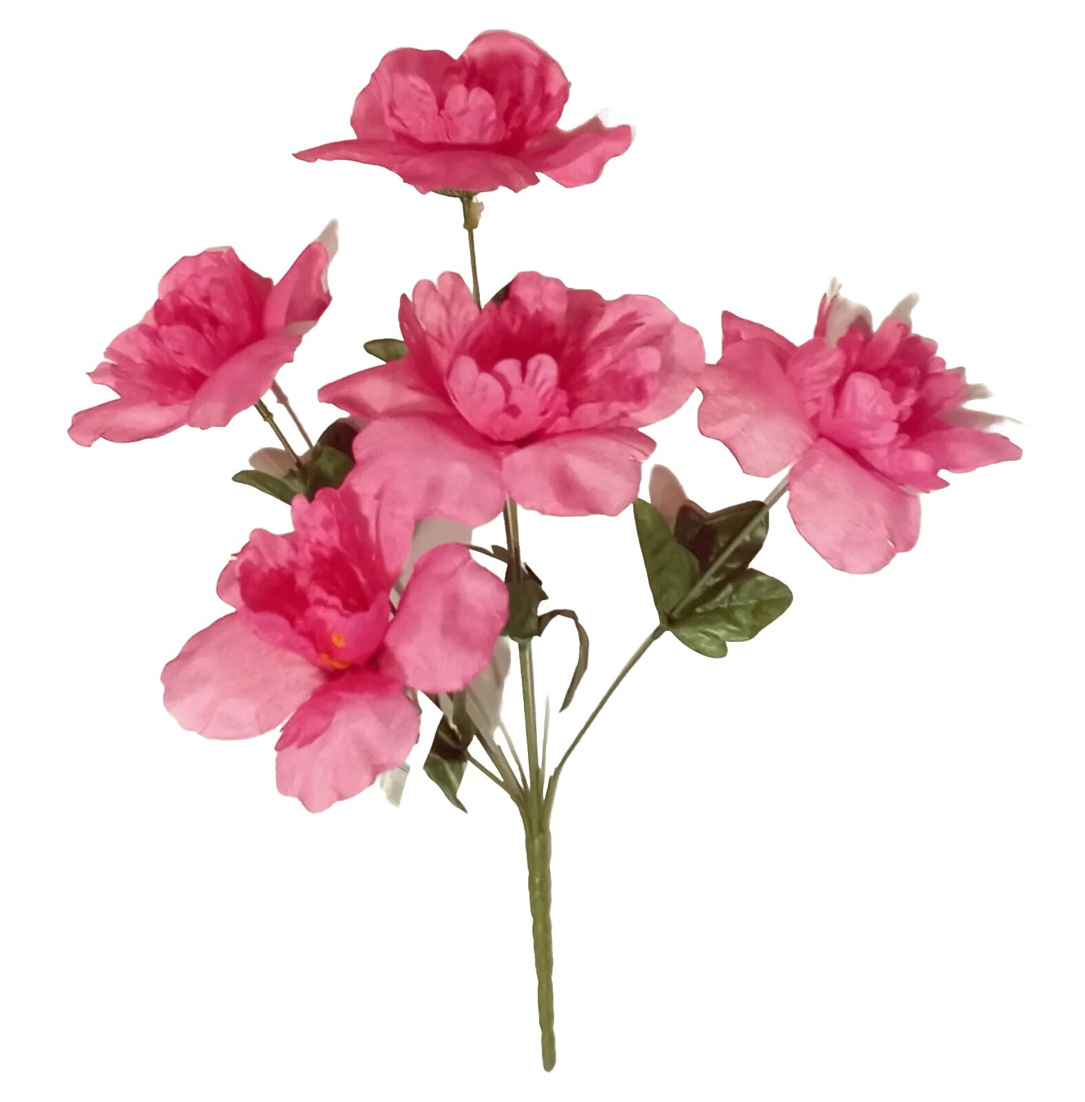 (Pack 24) 120 Fuchsia Peonie Silk Flower 12″ Bush Home Craft In/Outdoor Decor US
