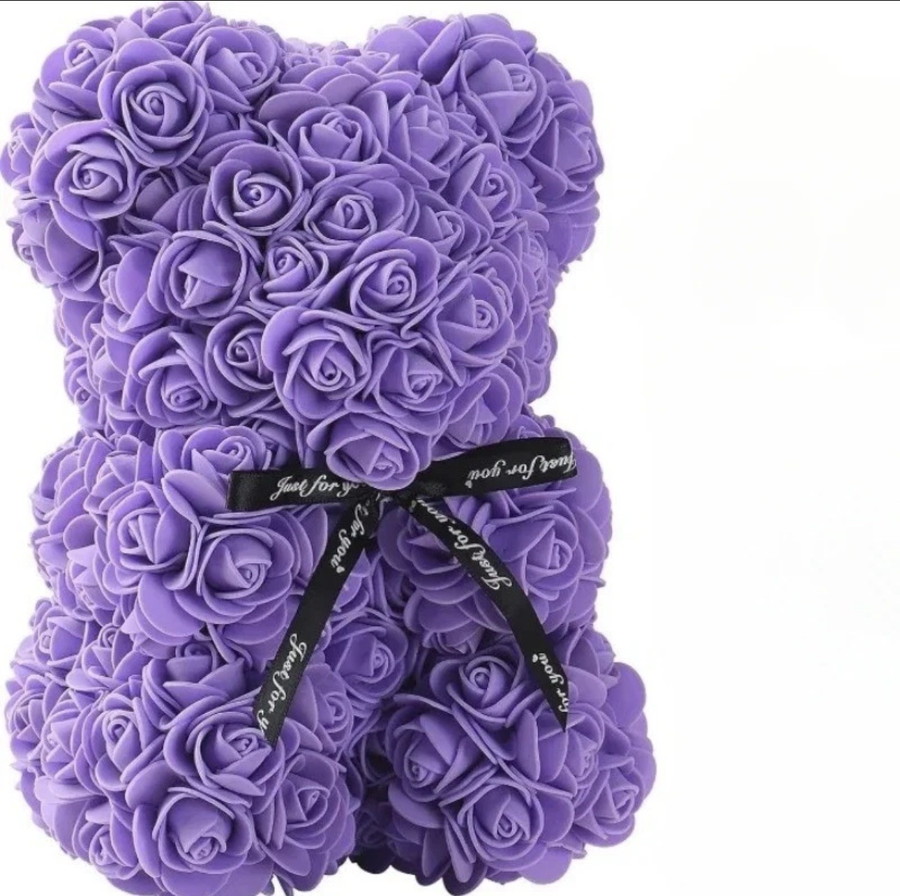 Artificial Eternal Rose Teddy Bear Gift for Mom Mother’s Day Birthday