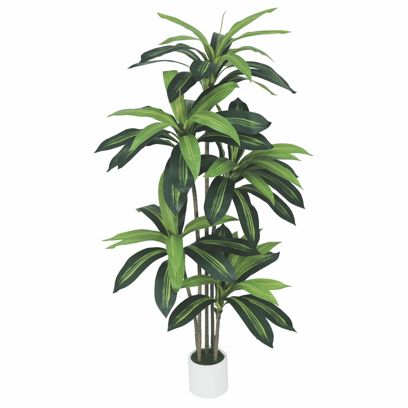 5FT Artificial Dracaena Tree – Fake Plants for Home Decor Indoor,Faux Outdoor…