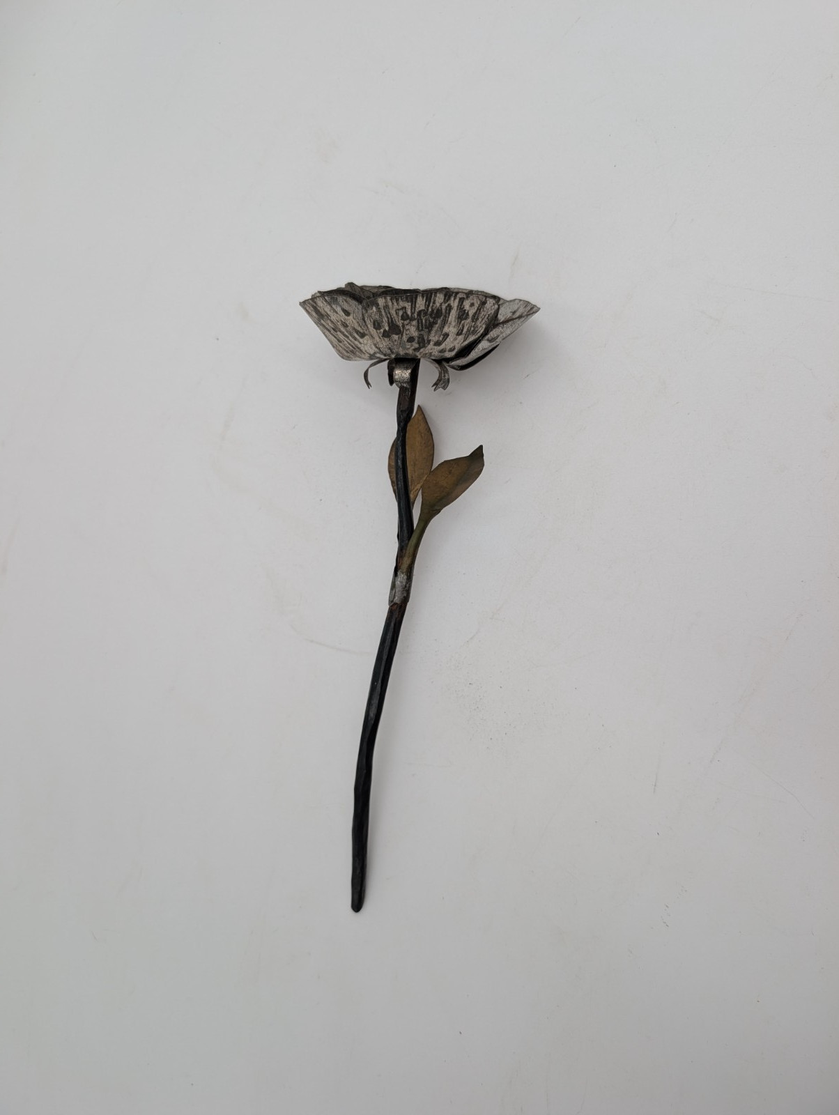 Hand Crafted Welded Metal Forever Rose 🌹