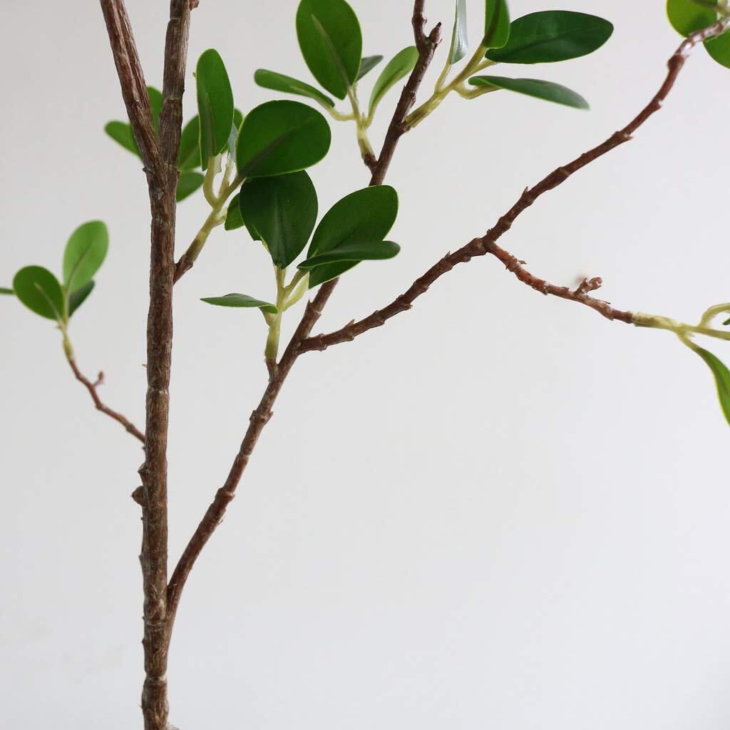 32” Faux Green Leaf Branch
