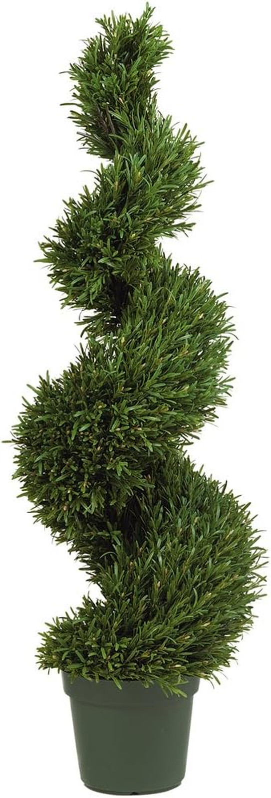 4Ft. Rosemary Spiral Silk Tree – Lifelike Indoor/Outdoor Decor