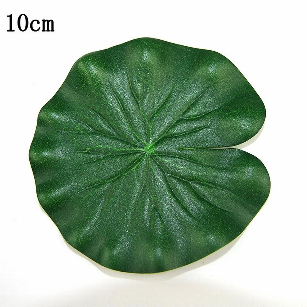 10*Artificial Fake Lotus Leaves Leaf-Water for lily Floating Pool Plant Garden