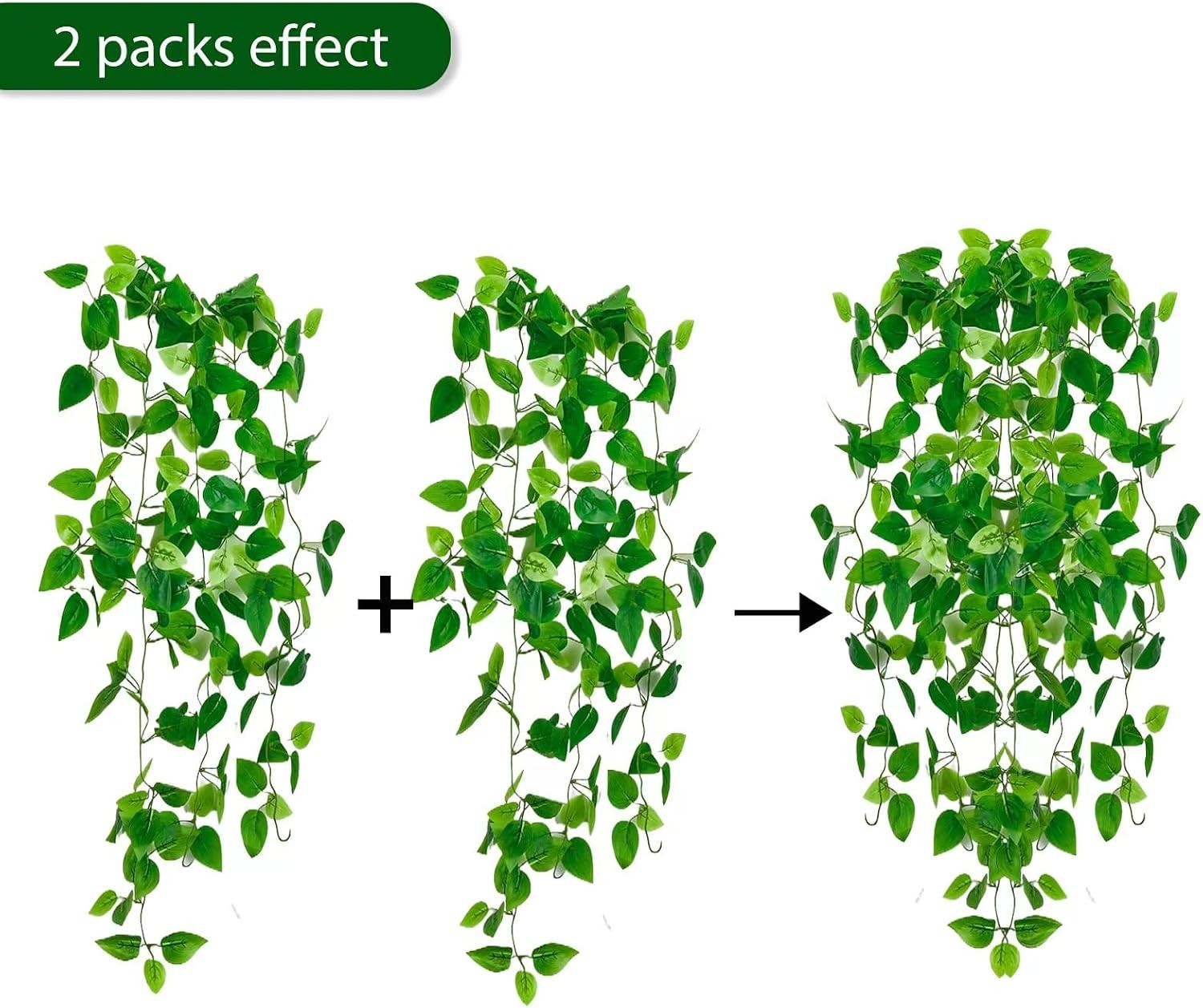 Realistic Artificial Hanging Ivy Plants – Perfect for Weddings and Home Decor
