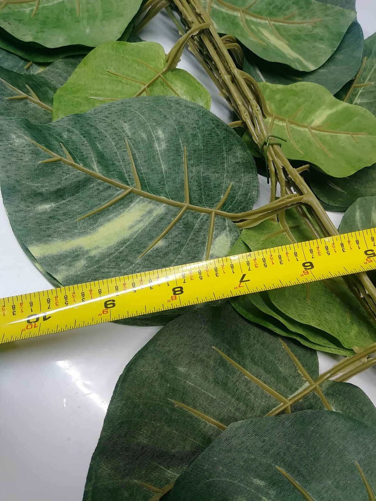 Admired By Nature Artificial Pothos Hanging Bush Plant Leaves for Home Office, …