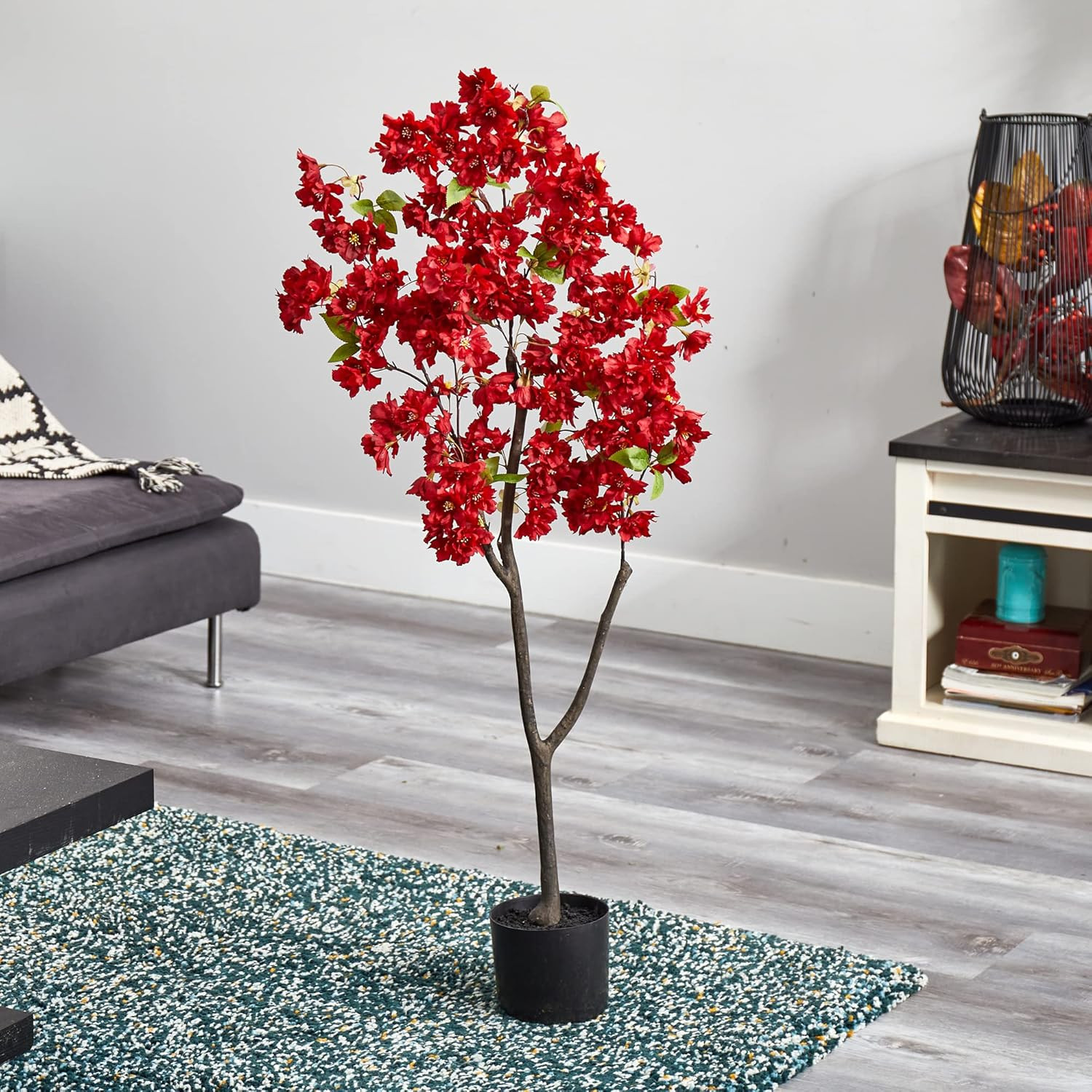 4Ft Cherry Blossom Artificial Tree – Lifelike Floral Decor for Any Space
