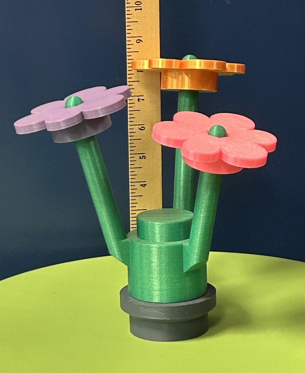 3-Printed Plastic Flower Arrangement (Cool Gift for Teacher or Kids Birthday)