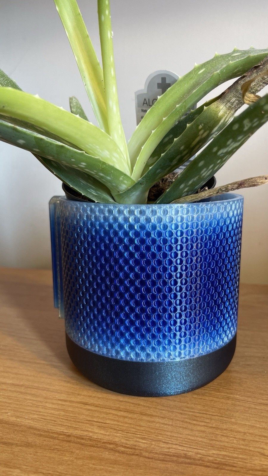 Succulent/planter indoor wall mounted – custom 3D printed