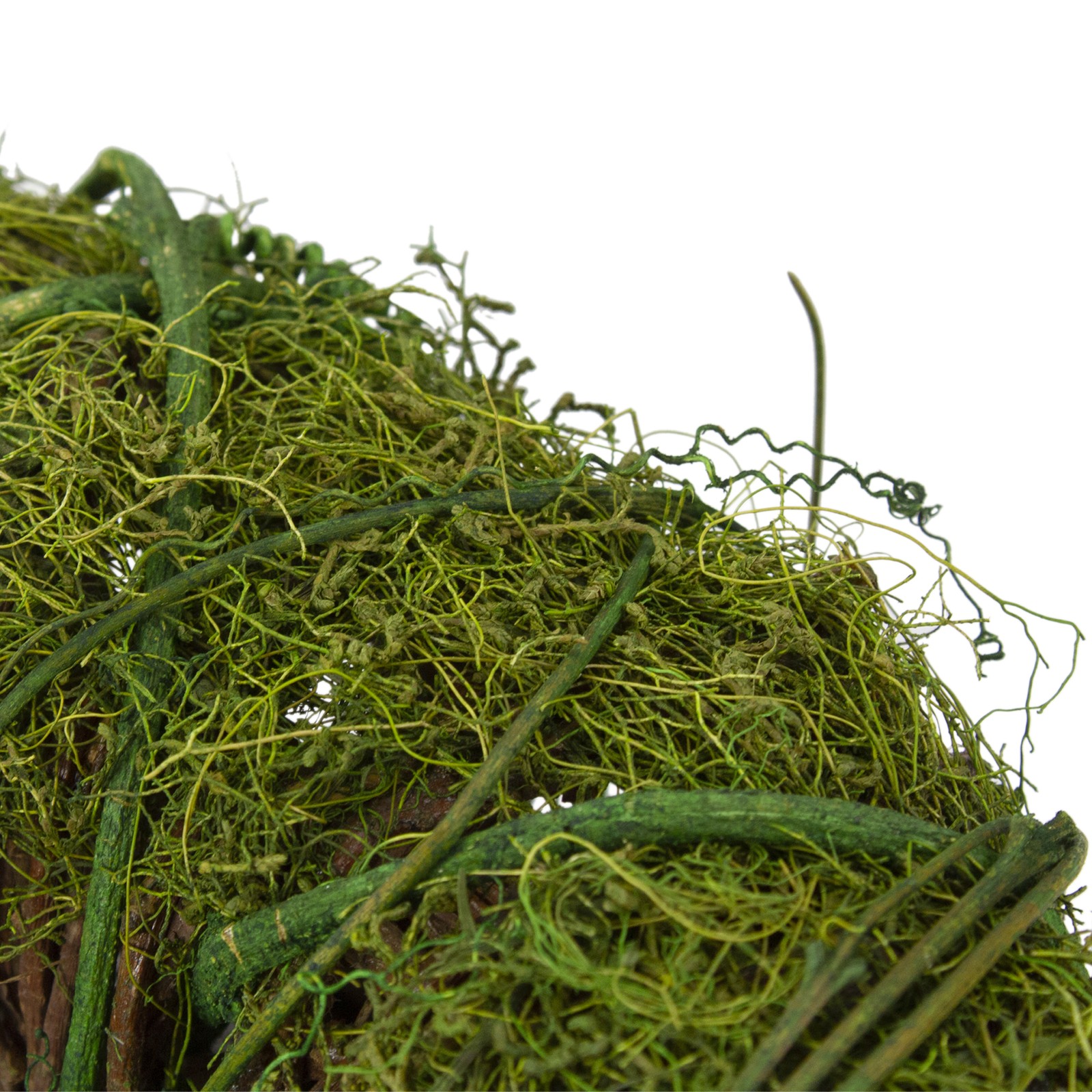 Northlight 12″ Green Moss and Vine Artificial Spring Wreath