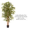 Artificial Bamboo Plant 6 Feet Fake Bamboo Tree with 16 Leaves Faux