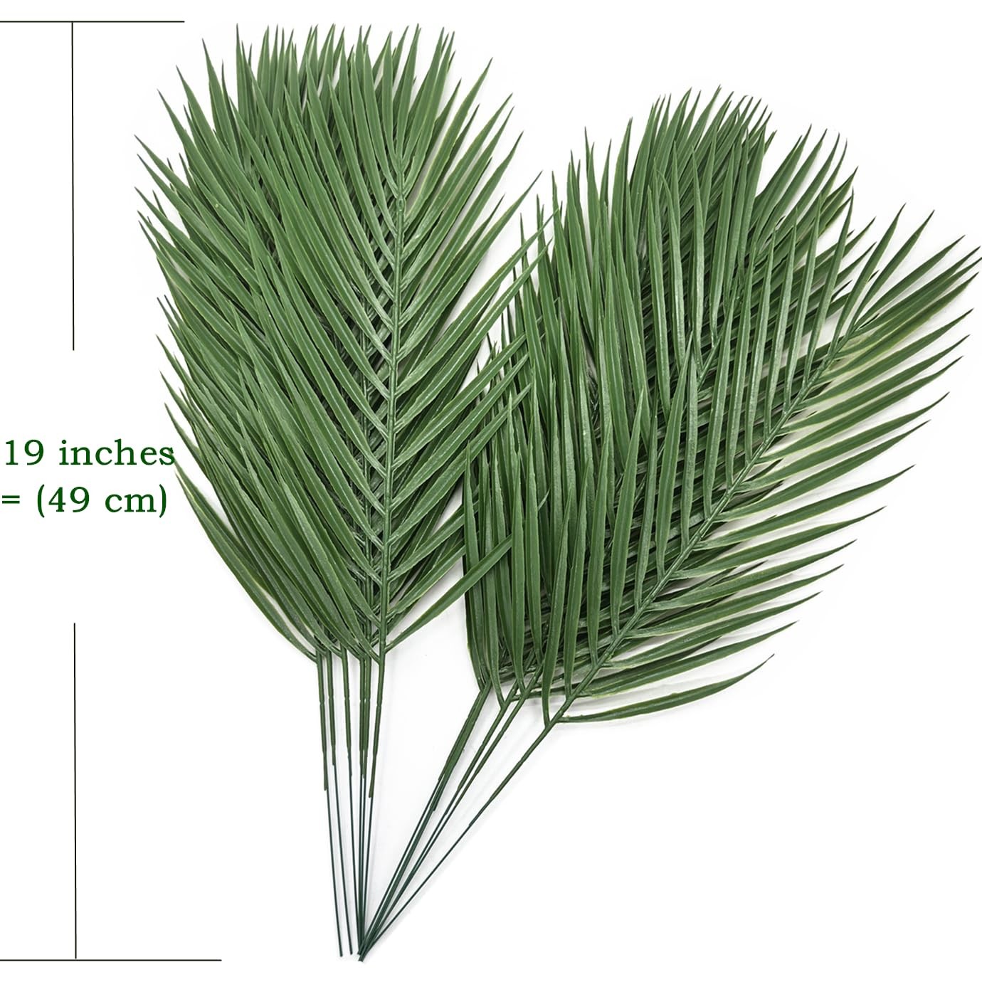 Artificial Tropical Palm Leaves Stems Monstera Plants Farmhouse Decoration