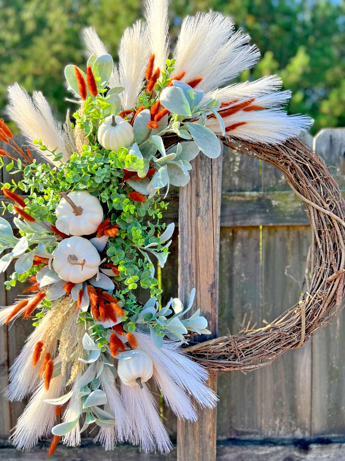 Custom Handmade Wreath Front Door Decor Gift Ready Home Decoration