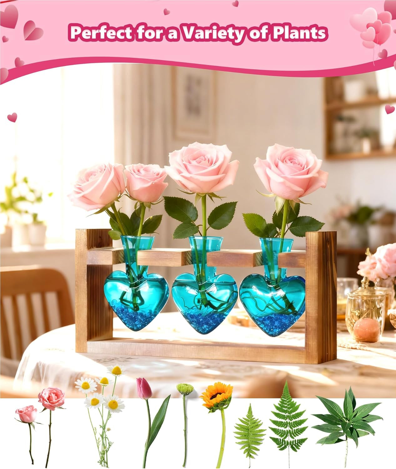 Plant Terrarium Propagation Stations: Valentines Day Gifts for Her Plant Lovers