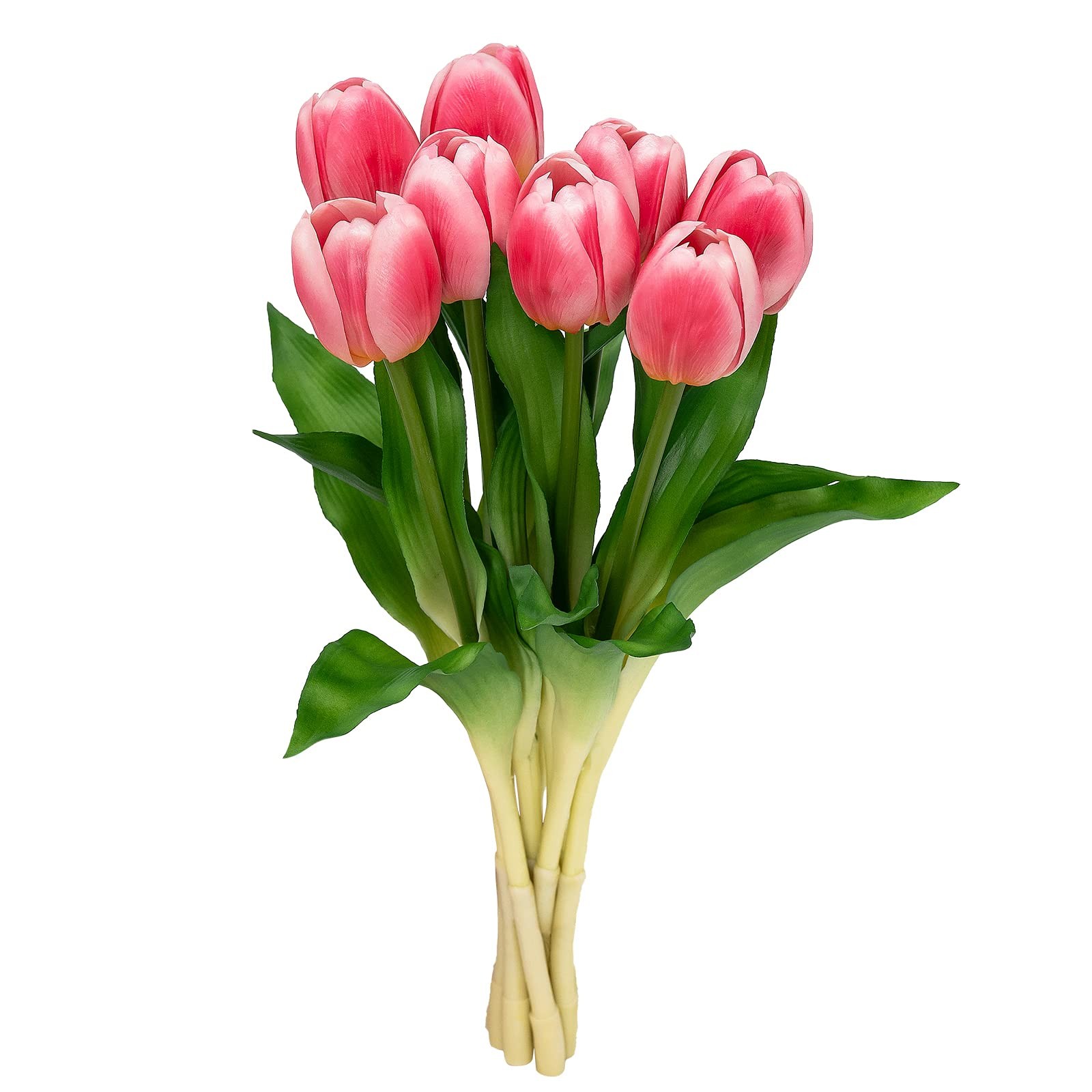 8 PCS Pink Artificial Fake Faux Tulip Flowers Wedding Home Party Decor