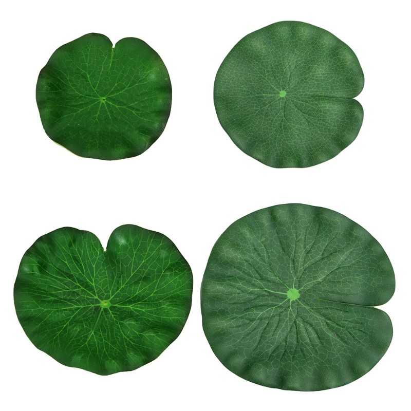 Artificial Lotus Leaves 4Pcs Floating Garden Decoration for Pond Multiple Sizes