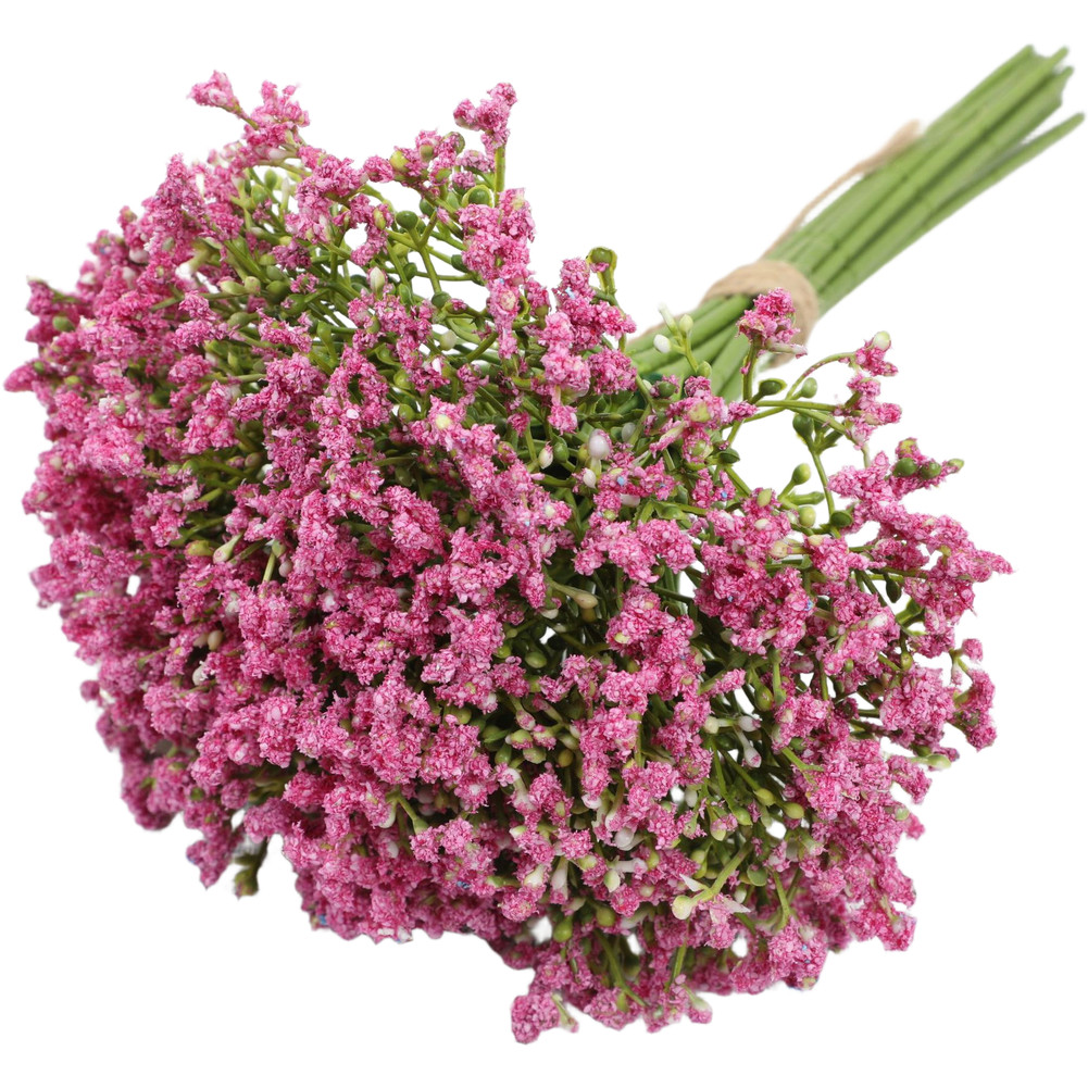 Plastic Foam Gypsophila Bouquet 12PCS for Studio Photography Home Setup