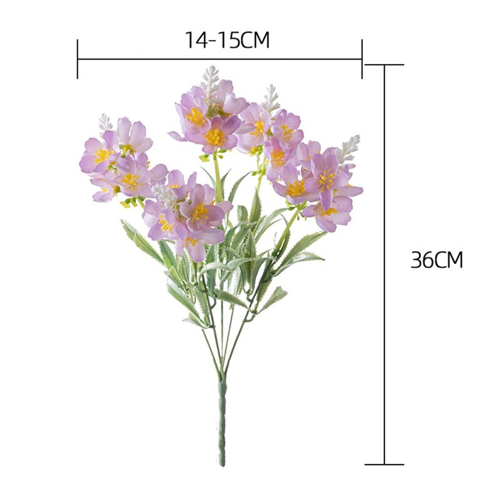 Artificial Flowers Bouquet in Violet Enhance Your Space with Its Realistic Look